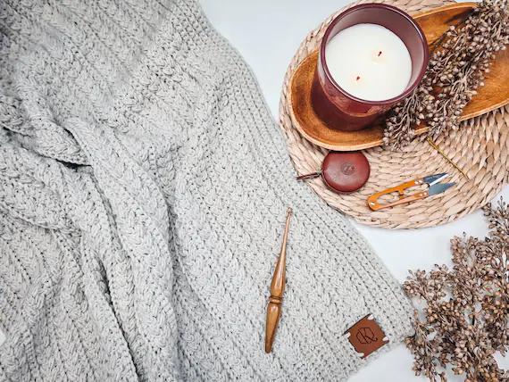 Cozy Braided Wheat Stitch Crochet Blanket Pattern