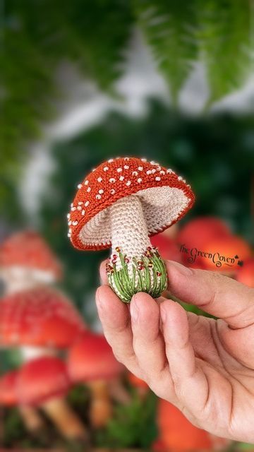 Crochet Fall Cozy Mushroom Pattern