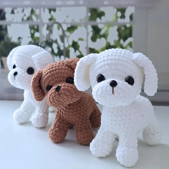 Crochet Maltese Dog Pattern