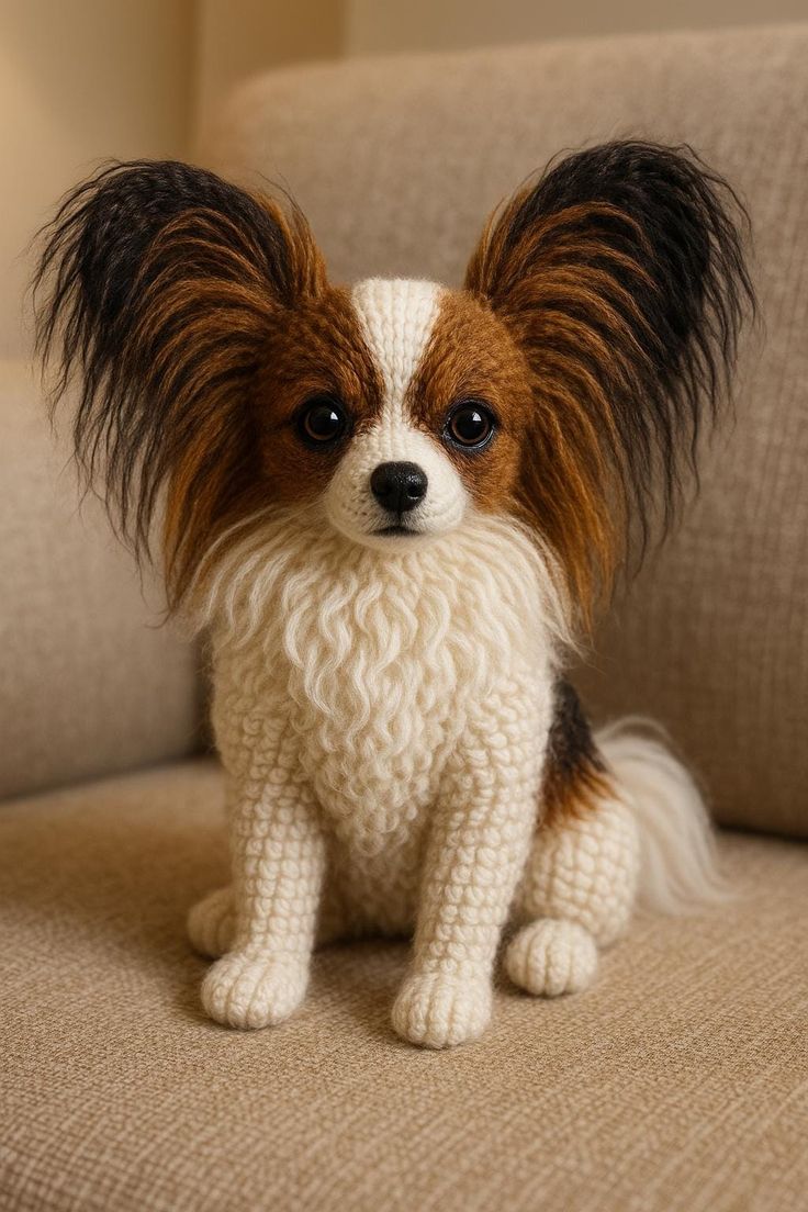 Crochet Papillon Dog Pattern