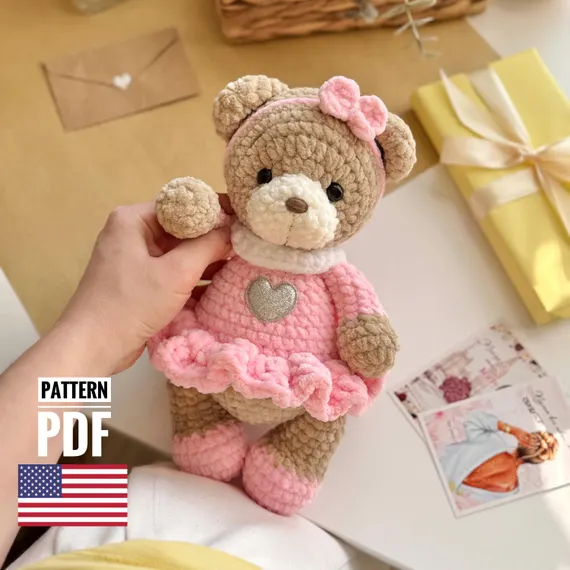 Crochet pattern amigurumi bear