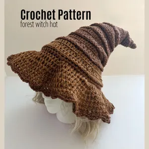 CROCHET PATTERN - Witch Hat