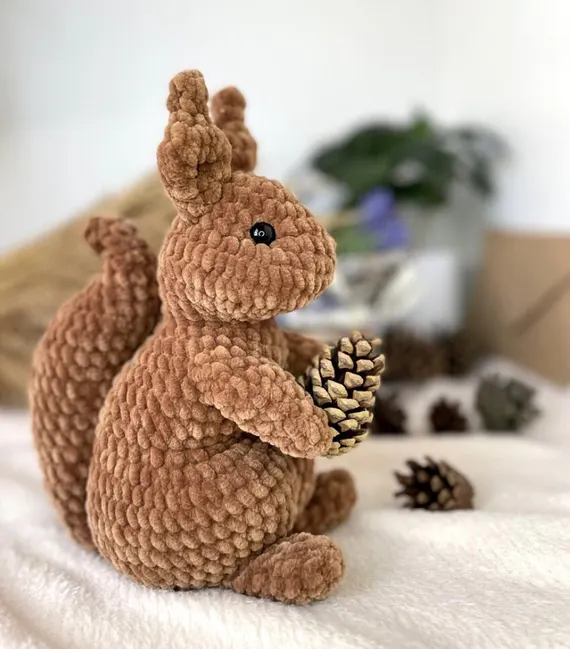 Crochet Squirrel Pattern