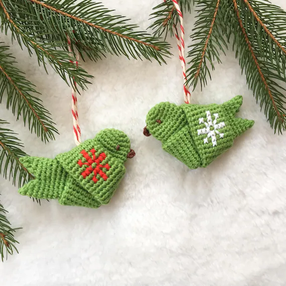 Crochet сute New Years Birds