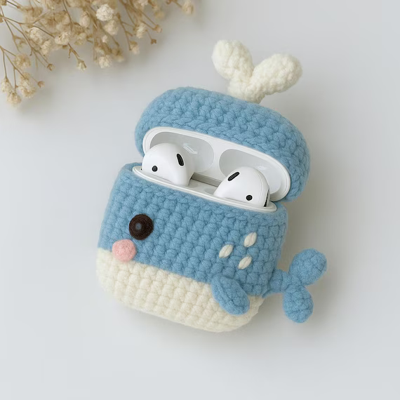 Cute Blue Whale Airpods