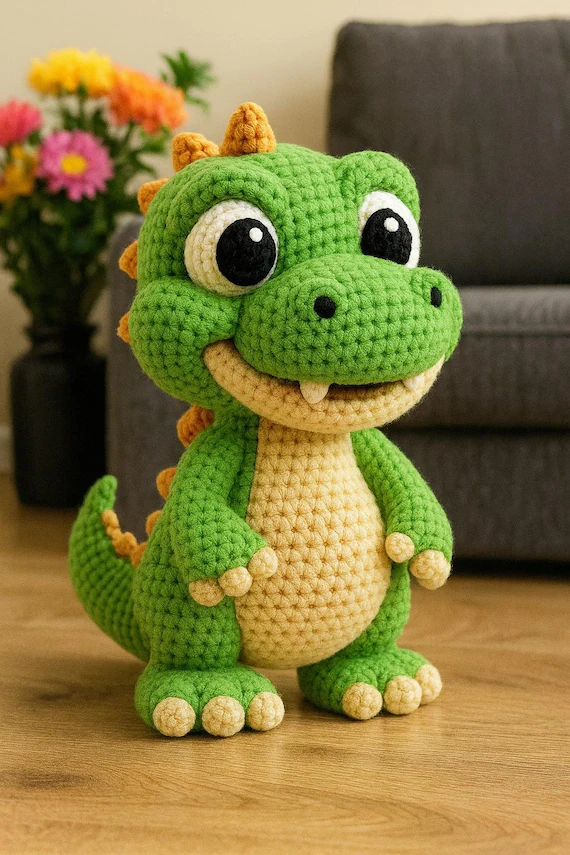 Easy Crochet Dinosaur Pattern