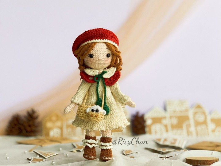 Ella The Doll Crochet Pattern