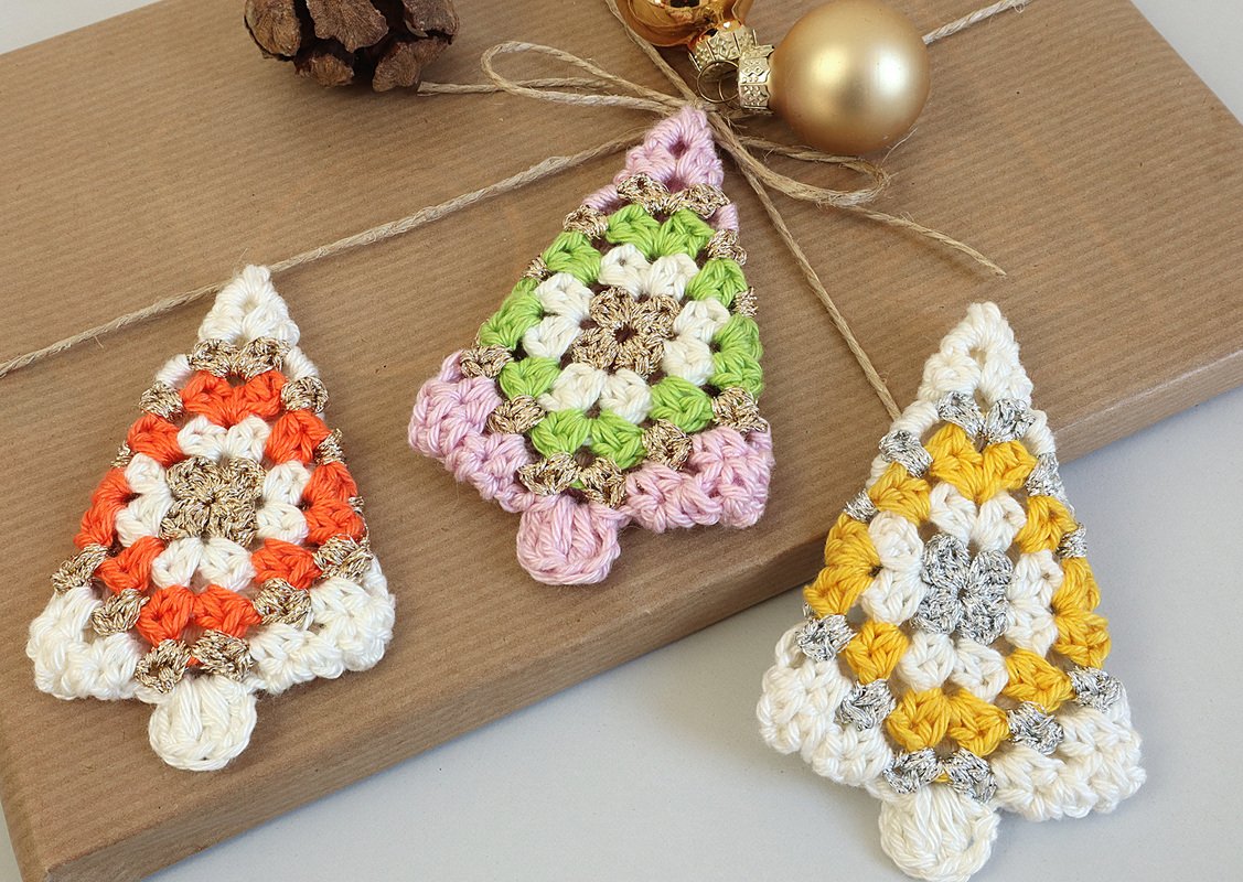 Granny Tree Classic Glow Crochet Pattern Gift Tags
