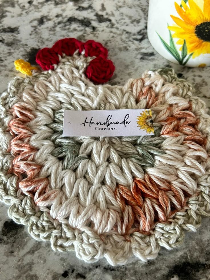 Meadow Chicken Coaster