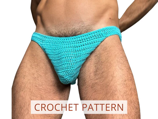 Mens crochet briefs pattern
