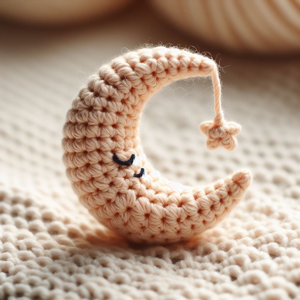 Moon Mini Crochet Pattern