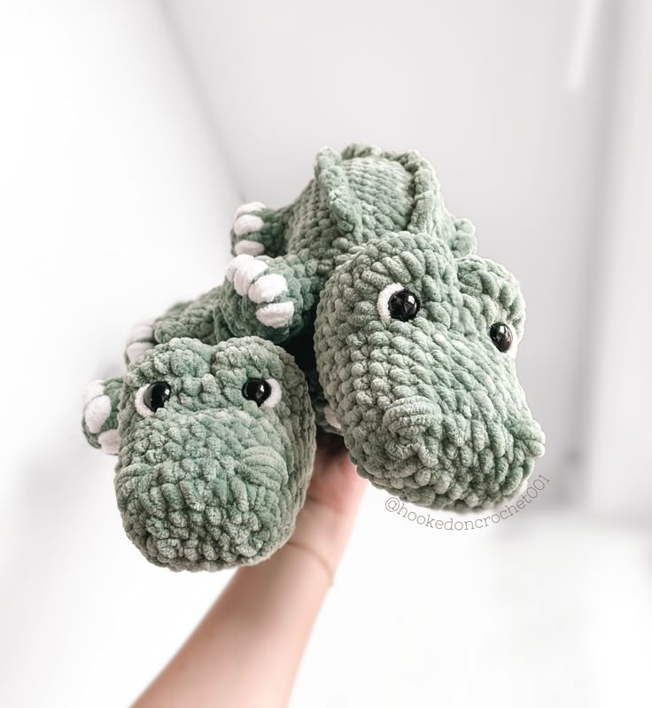 NO SEW Alligator Crochet Pattern Crocodile Amigurumi Pattern