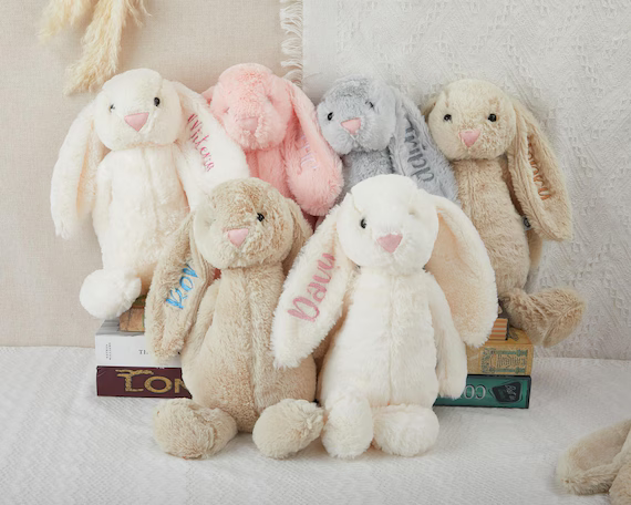 Personalized Embroidered Bunny Rabbit