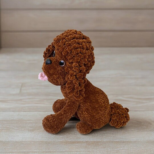 Poodel toy Low sew crochet pattern