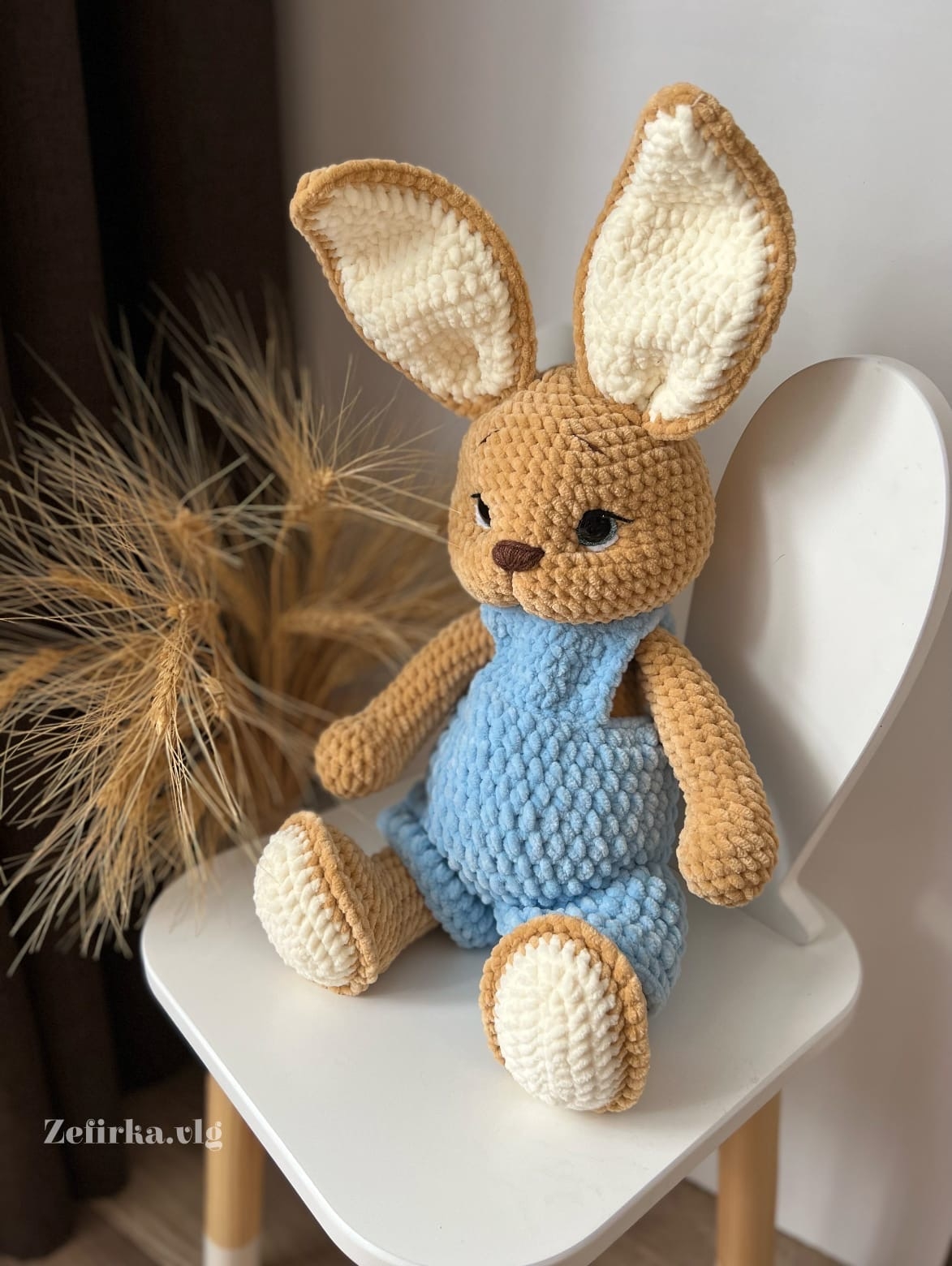 Rabbit Crochet Pattern: Amigurumi Patrick Bunny Toy
