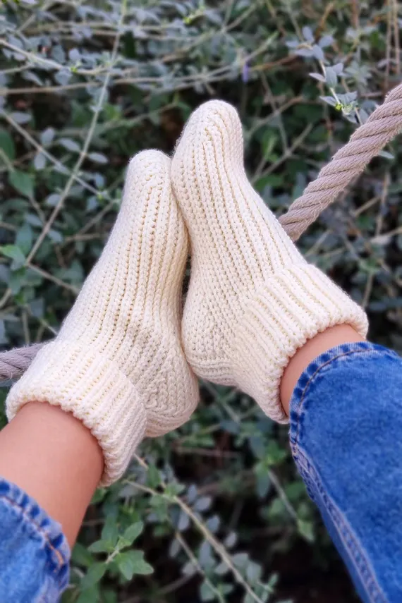 S.1 Crochet socks pattern