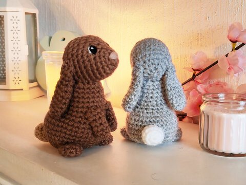 Sitting hare crochet pattern