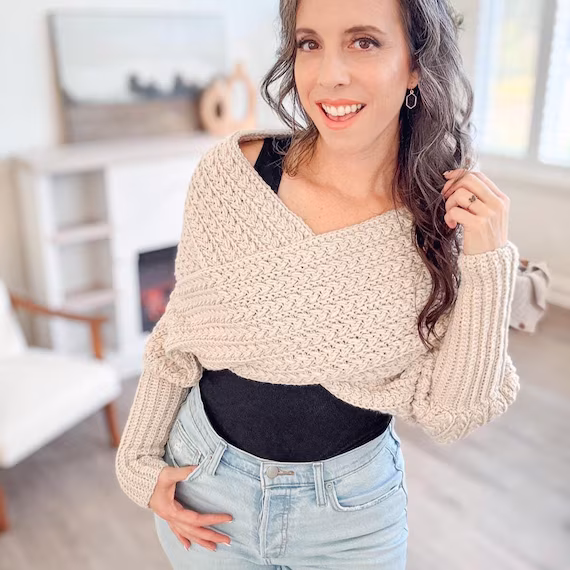 Sweater Scarf Crochet Pattern