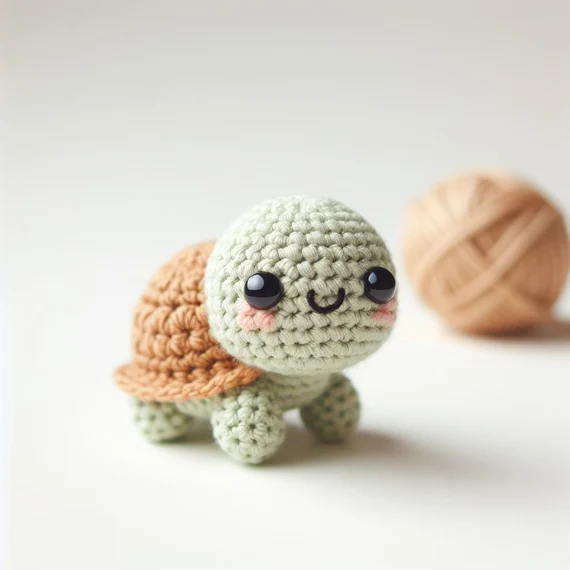 Tiny Turtle Crochet Pattern Amigurumi