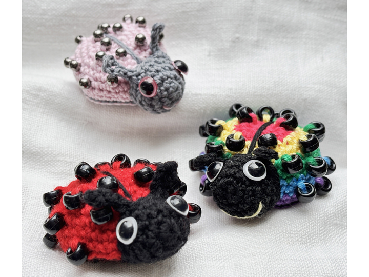 Beaded Fidget Ladybug Crochet Pattern