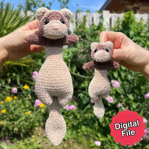 Big Floppy Ferret Crochet Pattern
