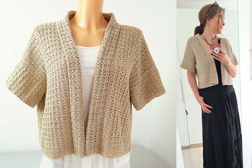 Cardigan, Jacket Cassy Crochet Pattern
