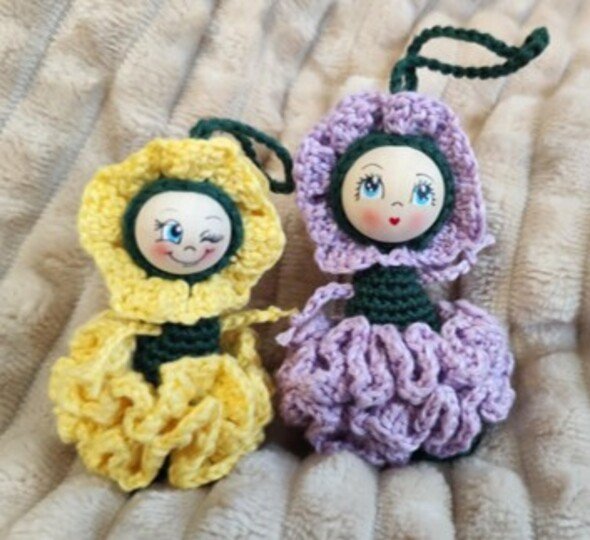 Carnation Worry Worms Flower Girl