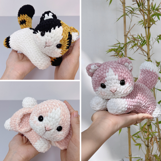 Crochet cat and bunny Pattern bundle 3 in 1