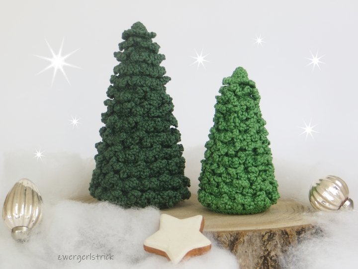 Crochet Christmas trees