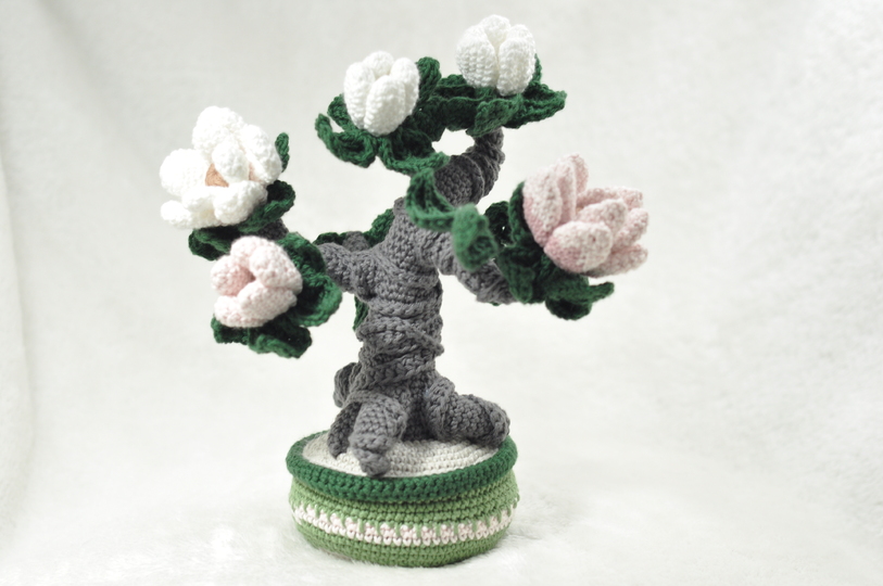 Crochet Pattern Blooming Bonsai