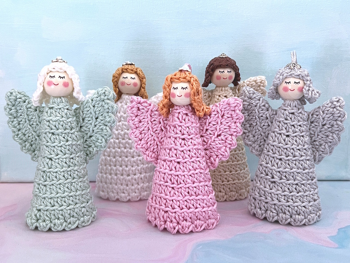 Crochet Pattern Christmas Angel Linda