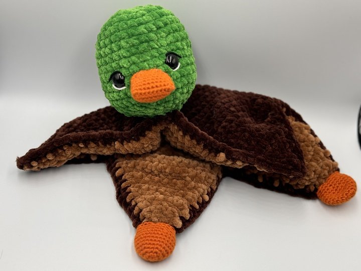 Crochet pattern Comforter Lovey Duck