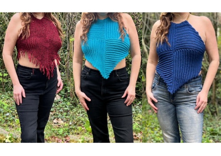 Crochet Pattern Diamond Top