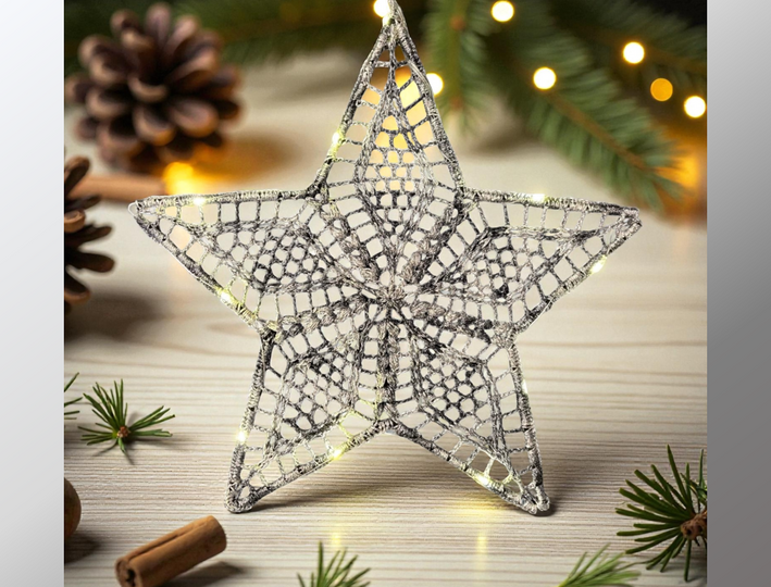 Crochet Pattern LED star