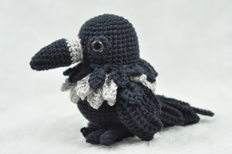 Crochet Pattern Raven