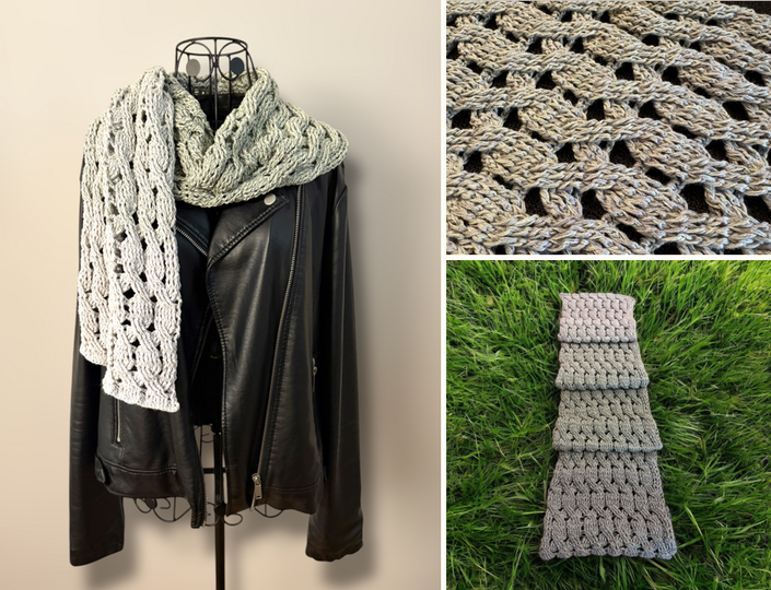 Crochet Pattern Scarf Ismene