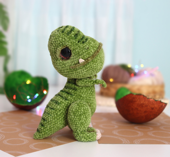Crochet pattern T-Rex