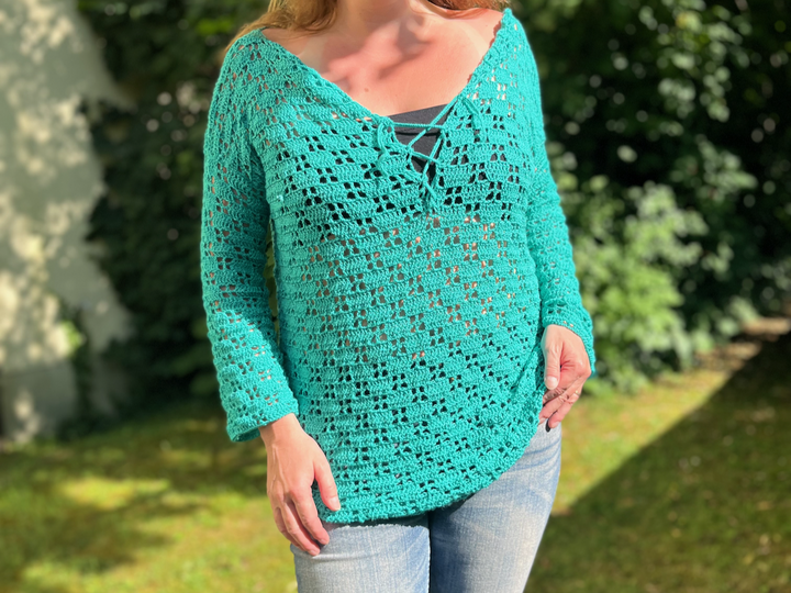 Crochet Pattern Tunic Lace Delight