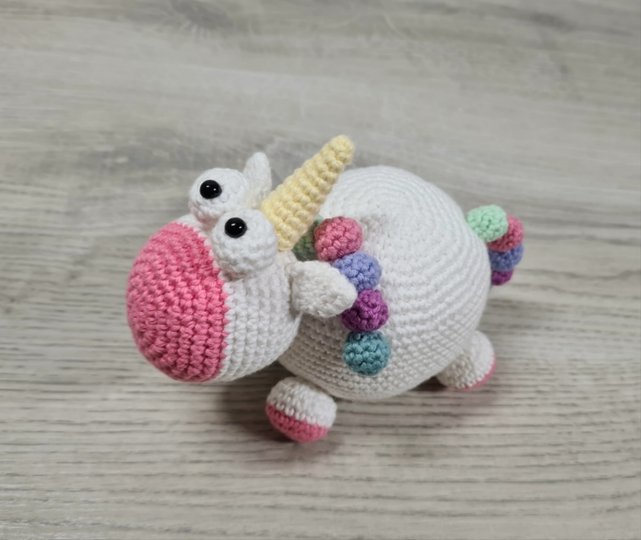 Crochet Pattern Unicorn Amigurumi Ralph