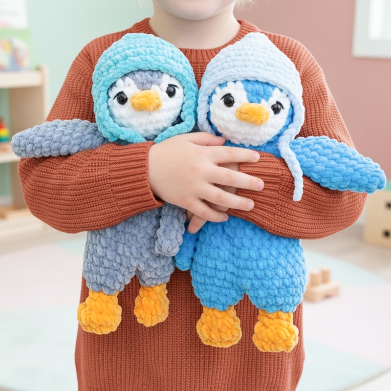Crochet Penguin Lovey Pattern