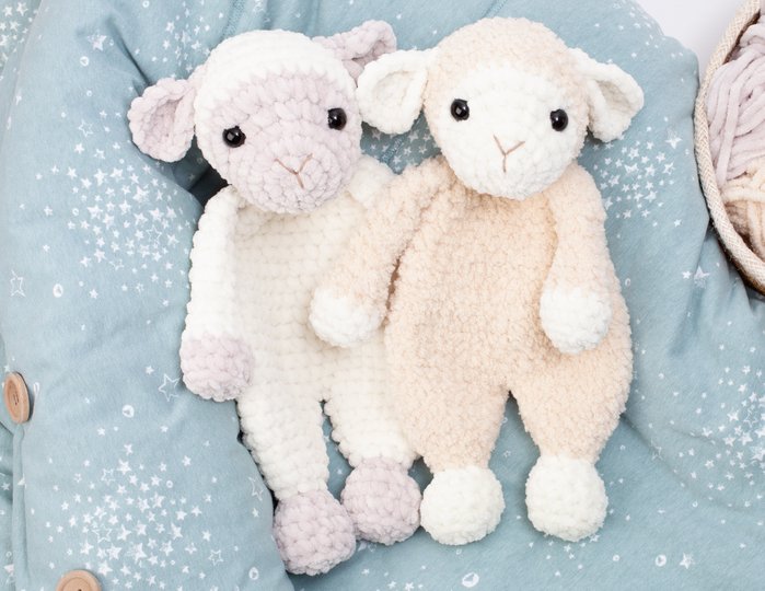 Crochet sheep snuggler pattern