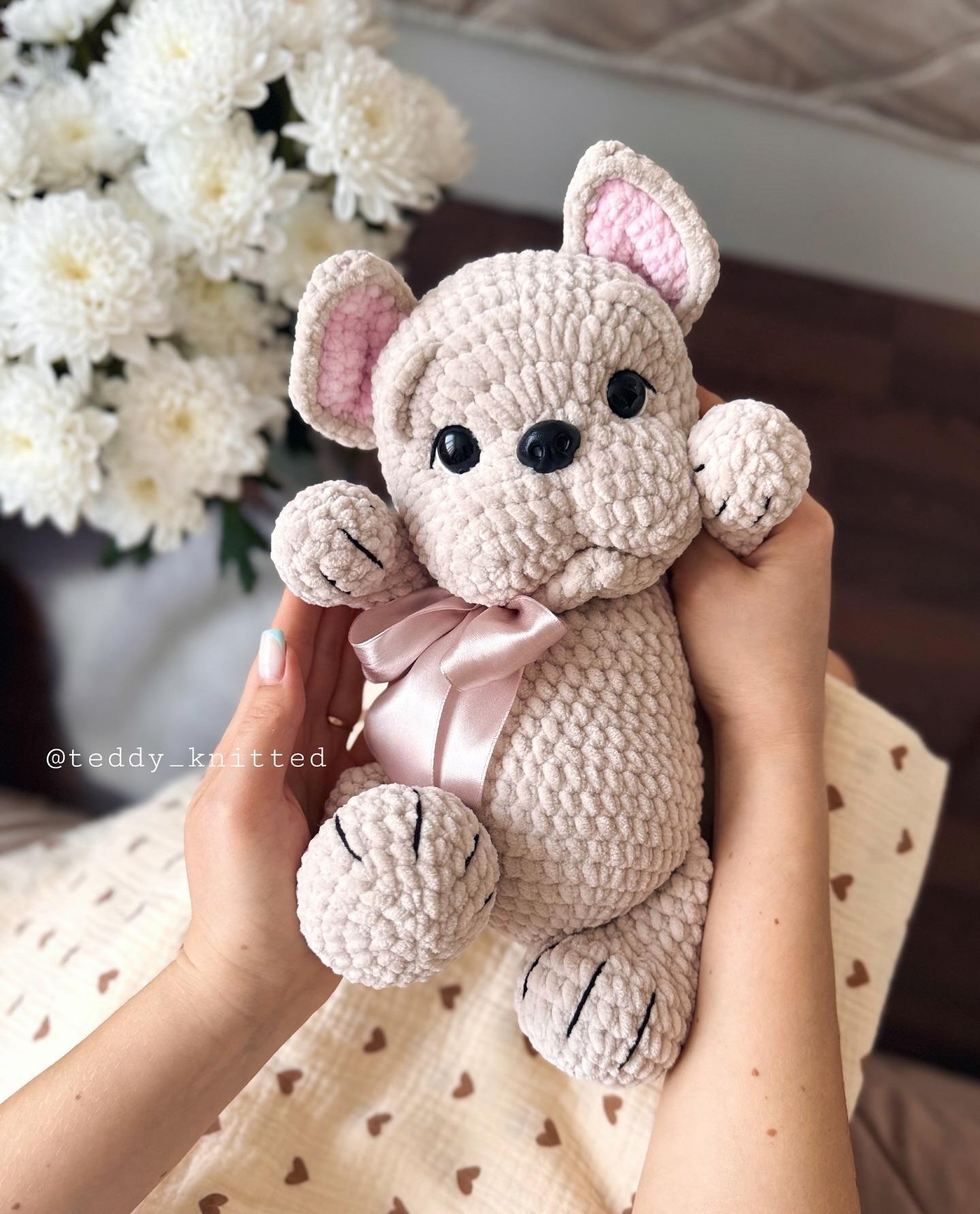 Mini French Bulldog Crochet Pattern