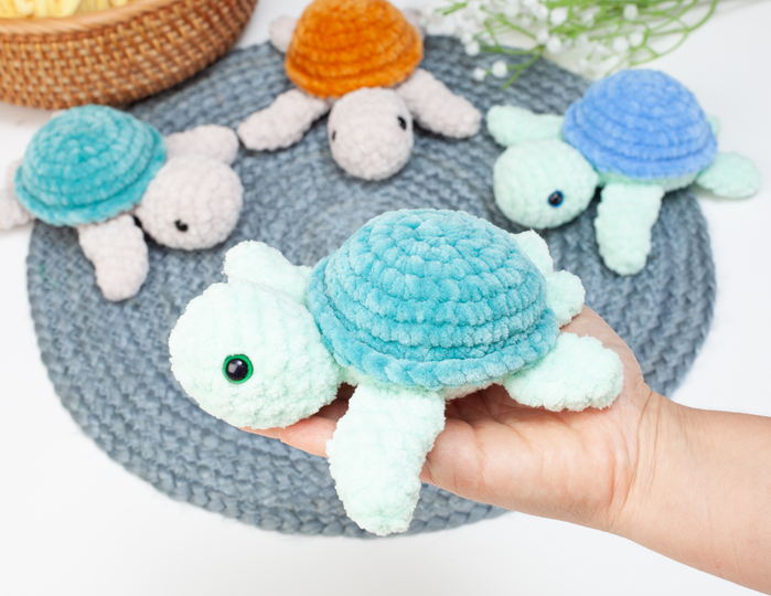 No sew turtle crochet pattern
