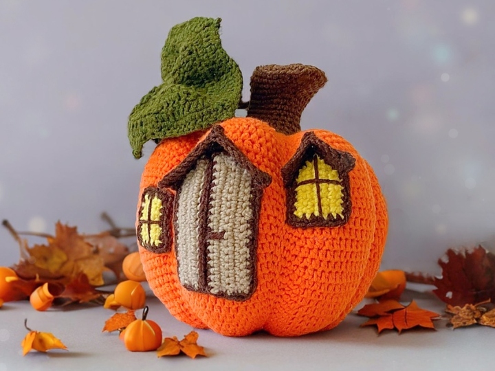 Pumpkin House Crochet pattern