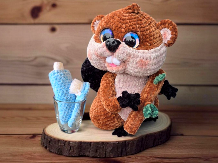 Scrubby Beaver The toothbrushing buddy