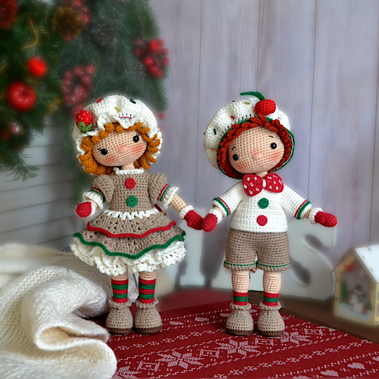 Сhristmas Gingerbread Dolls
