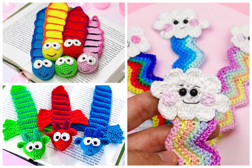 3 Bookmarks Economy Set - Crochet Pattern