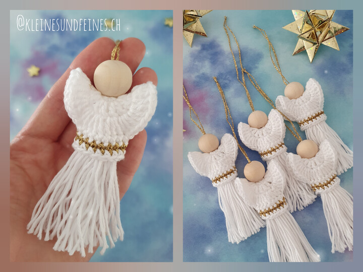 Crochet angel Angel ornament Thalia