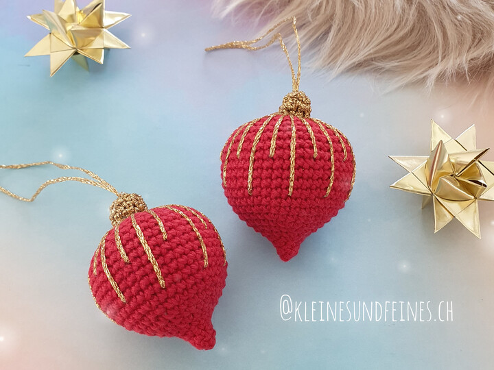 Crochet pattern Christmas Bauble Vintage