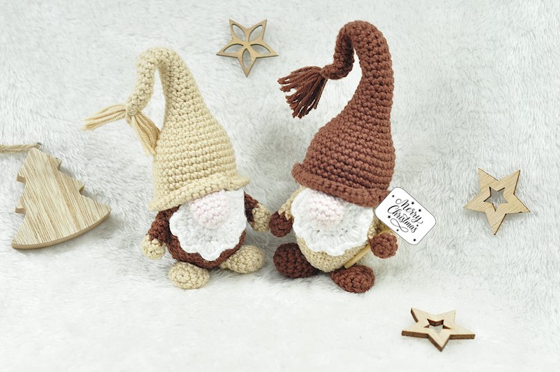 Crochet Pattern Christmas Gnome great gift idea